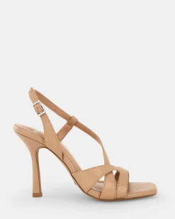 ZOZEY Sand Open Toe Heels