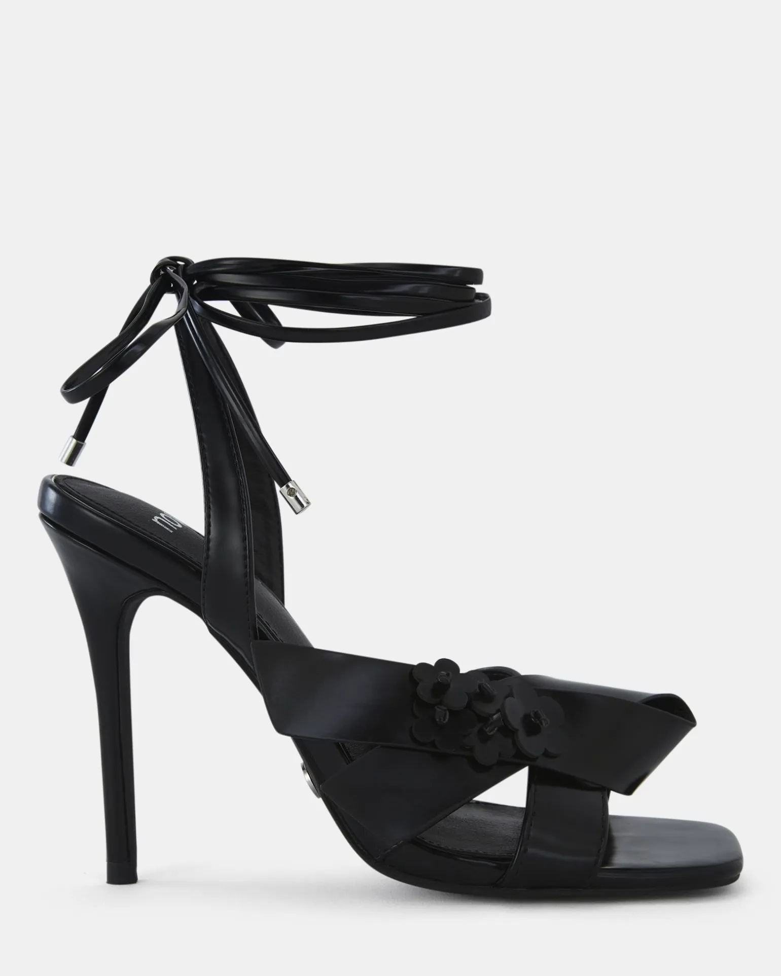 ZPACEY BLACK Open Toe Heels