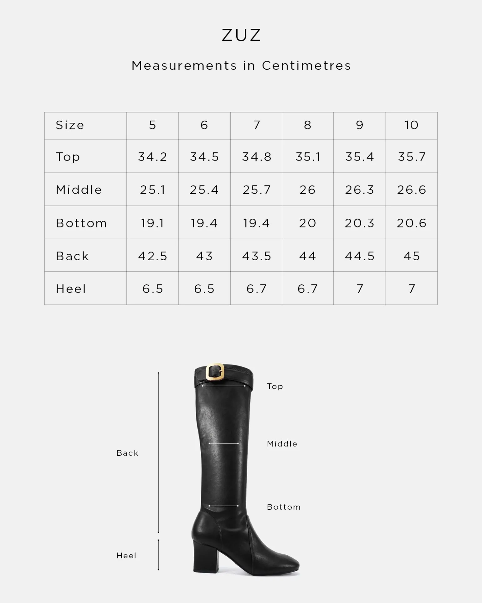 ZUZ ESPRESSO Long Boots
