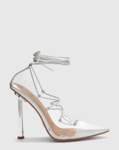 ZYLVIA SILVER Stilettos