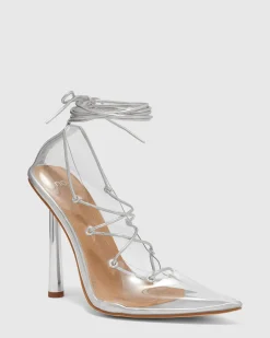 ZYLVIA SILVER Stilettos